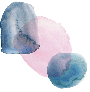 Watercolor Organic Splat Shape